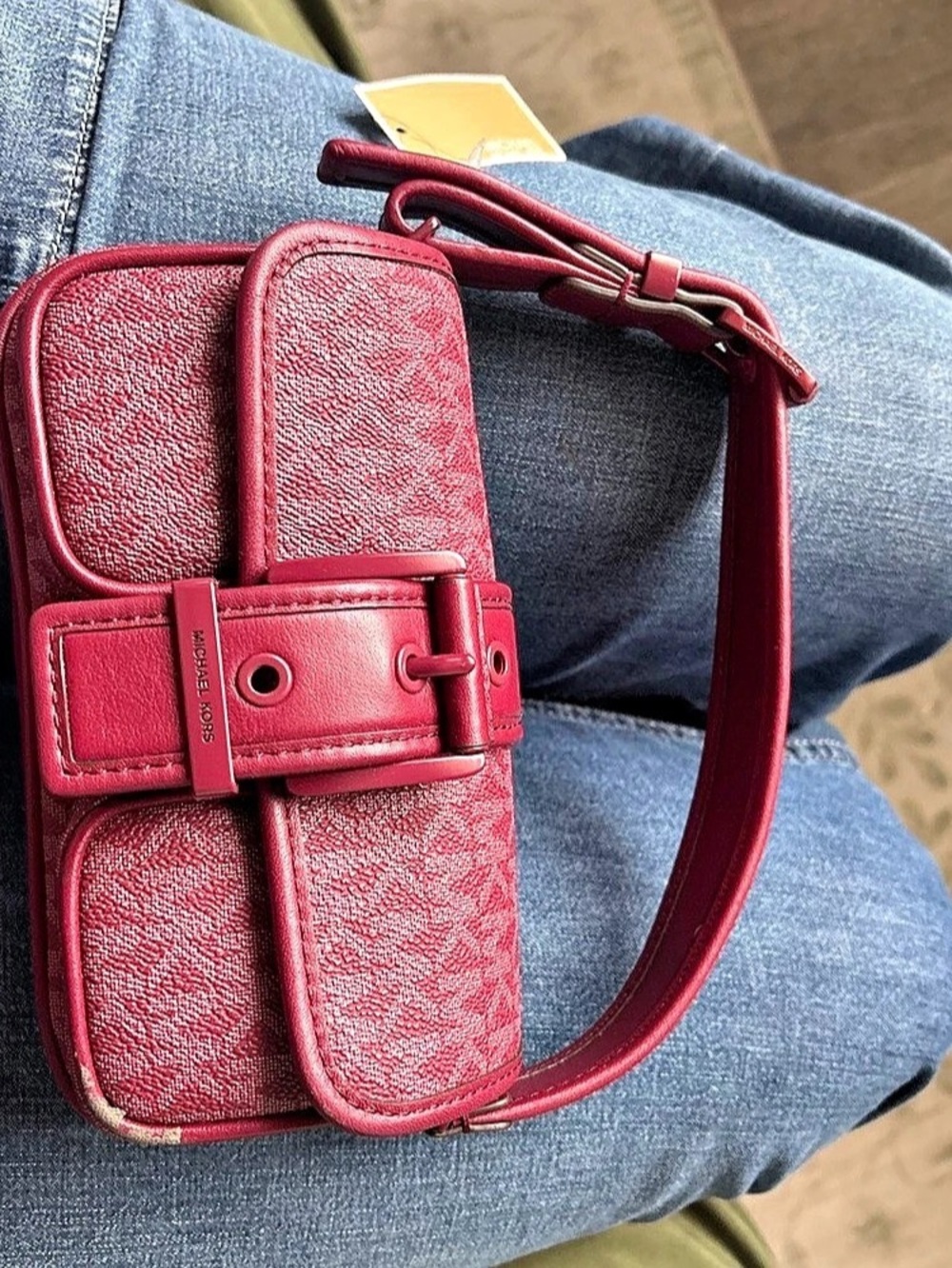 Michael Kors Jet Set Travel Crossbody Bag in Pink NWT